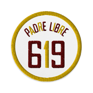 PADRE LIBRE Embroidered Patch